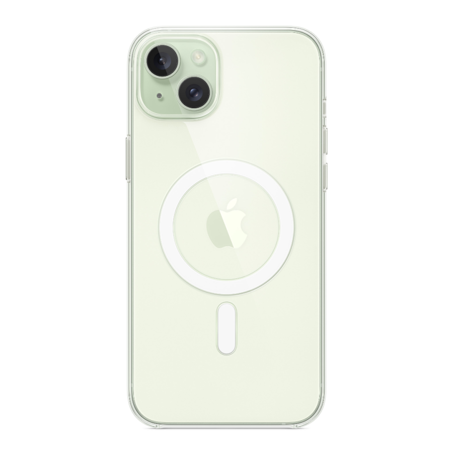Чехол Apple Clear Case with MagSafe для Apple iPhone 15 Plus (Clear)