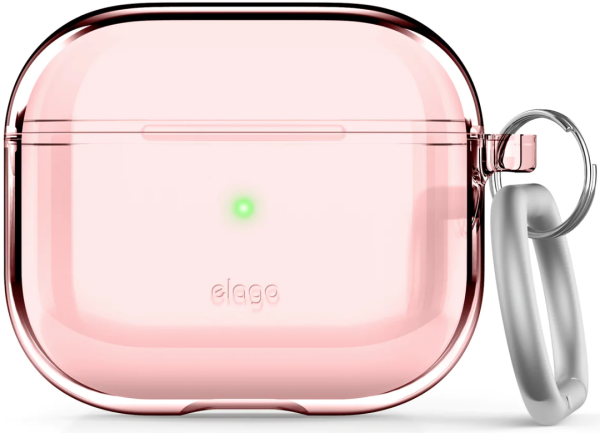 Чехол Elago Clear Hang Case для AirPods 3 (Lovely Pink)