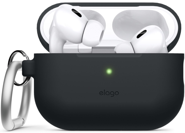 Чехол Elago Silicone Hang Case для AirPods Pro 2 (Black)