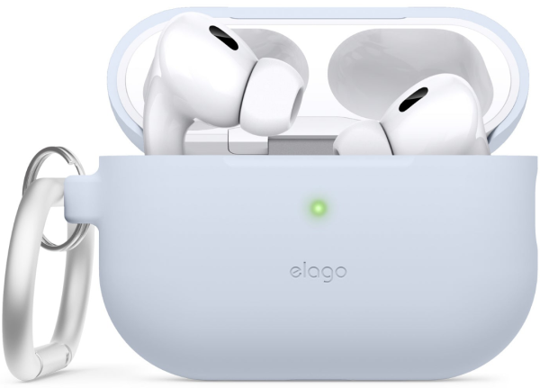 Чехол Elago Silicone Hang Case для AirPods Pro 2 (Light Blue)