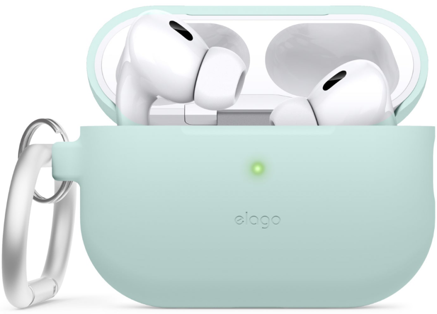 Чехол Elago Silicone Hang Case для AirPods Pro 2 (Mint)