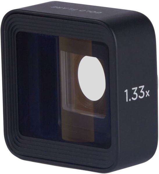 Объектив Moment 1.33x Anamorphic Mobile Lens Gold Flare - T-series