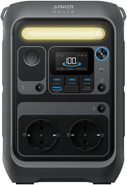 Портативна зарядна станція Anker SOLIX C300X AC 288Wh (300W)