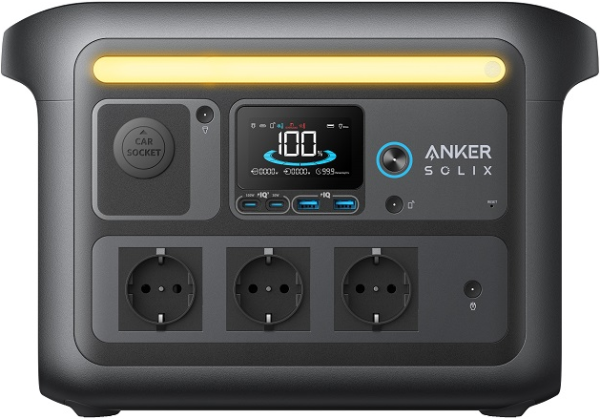 Портативная зарядная станция Anker SOLIX C800X Plus 768Wh (1600W)
