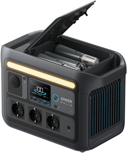 Портативна зарядна станція Anker SOLIX C800X Plus 768Wh (1600W)