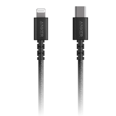 Кабель Anker PowerLine Select+ Lightning - USB-C (Black) 0.9 m