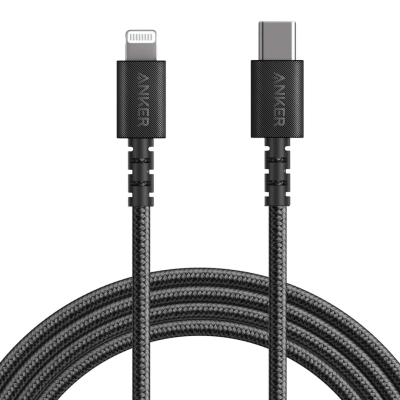 Кабель Anker PowerLine Select+ Lightning - USB-C (Black) 1.8 m