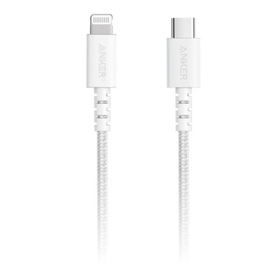 Кабель Anker PowerLine Select+ Lightning - USB-C (White) 1.8 m