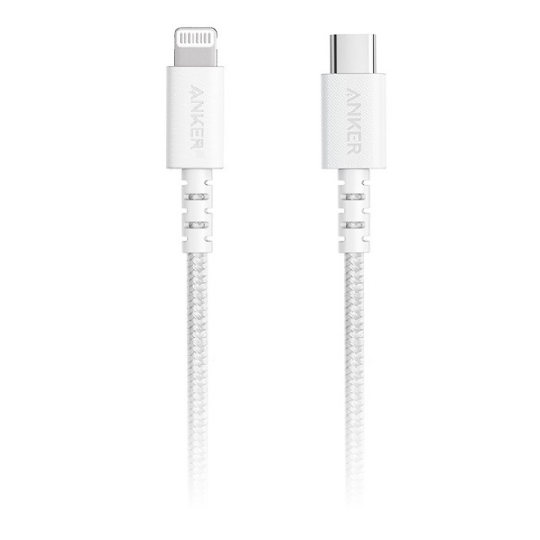 Кабель Anker PowerLine Select+ Lightning - USB-C (White) 0.9 m