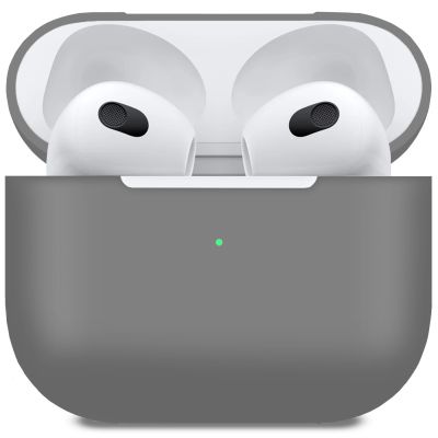 Чохол для навушників MAKE Apple AirPods 3 Silicone Grey