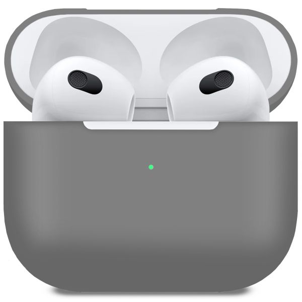 Чохол для навушників MAKE Apple AirPods 3 Silicone Grey