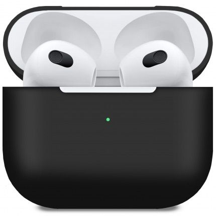 Чохол для навушників MAKE Apple AirPods 3 Silicone Black