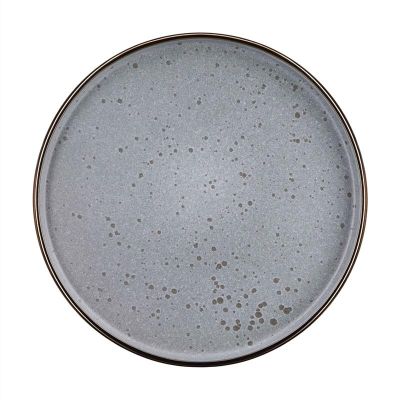 Тарілка обідня Ardesto Fasano, 26см, кераміка, сірий