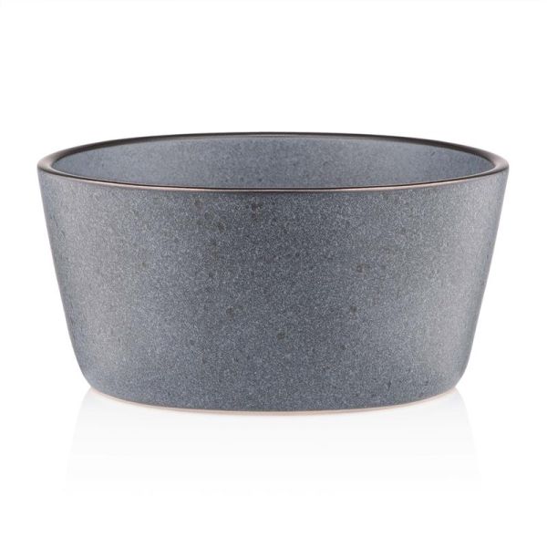 Салатник Ardesto Fasano, 700мл, 15.1см, кераміка, сірий темний