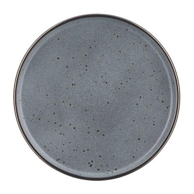 Тарілка обідня Ardesto Fasano, 26см, кераміка, сірий темний
