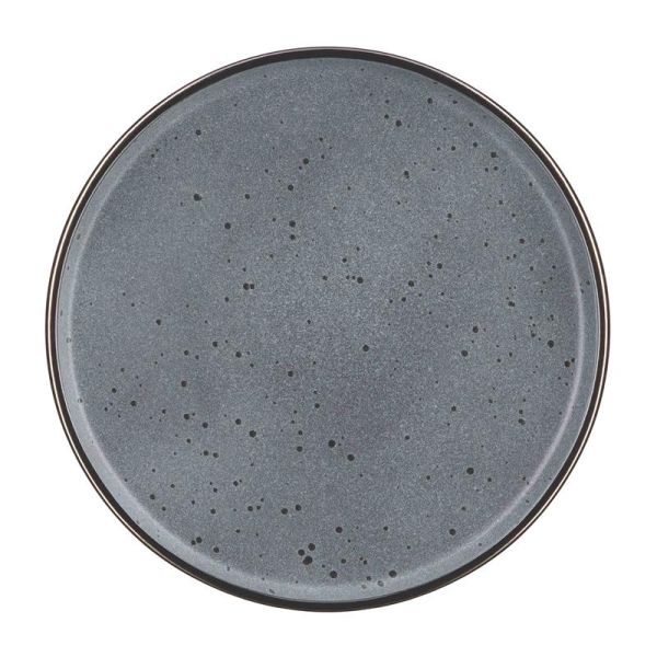 Тарілка обідня Ardesto Fasano, 26см, кераміка, сірий темний