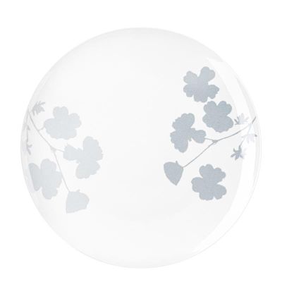 Тарілка обідня Ardesto Capri, 26.8см, порцеляна, біло-блакитний