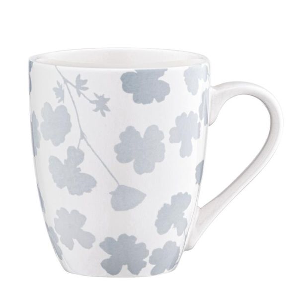 Чашка Ardesto Capri, 320мл, порцеляна, біло-блакитний