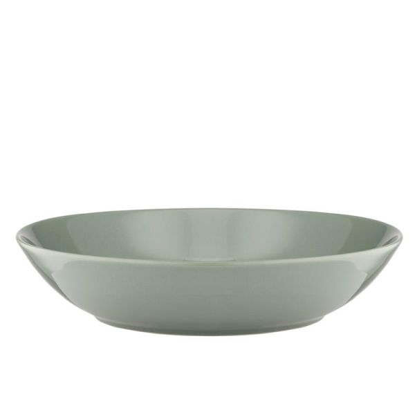 Тарілка супова Ardesto Capri, 630мл, 20см, порцеляна, зелений