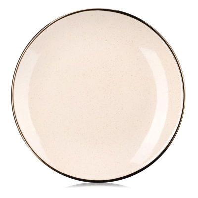Тарілка десертна Ardesto Emilia, 20см, кераміка, бежевий