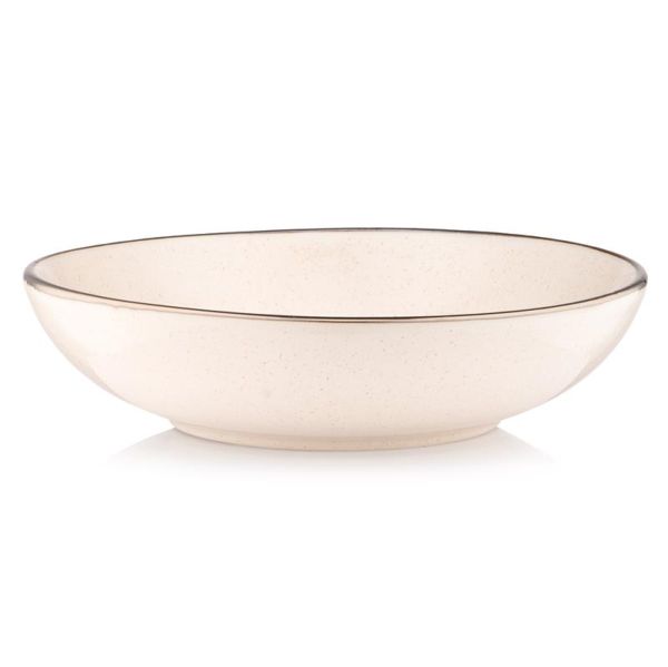 Тарілка супова Ardesto Emilia, 820мл, 20см, кераміка, бежевий