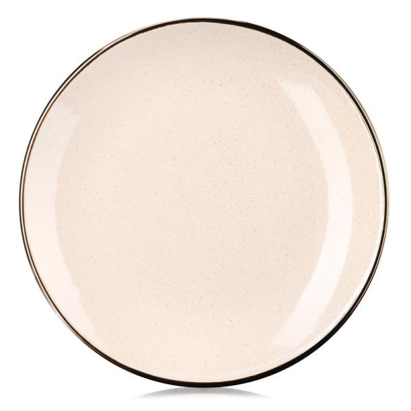 Тарілка обідня Ardesto Emilia, 27.5см, кераміка, бежевий