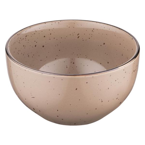 Салатник Ardesto Emilia, 610мл, 14см, кераміка, коричневий