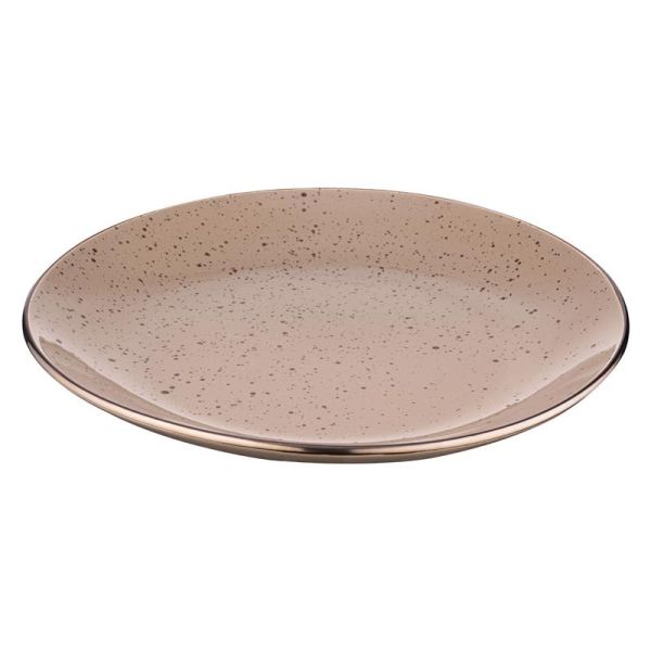 Тарілка обідня Ardesto Emilia, 27.5см, кераміка, коричневий