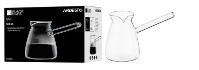 Турка Ardesto Black Mars, 0.5л, боросилікатне скло