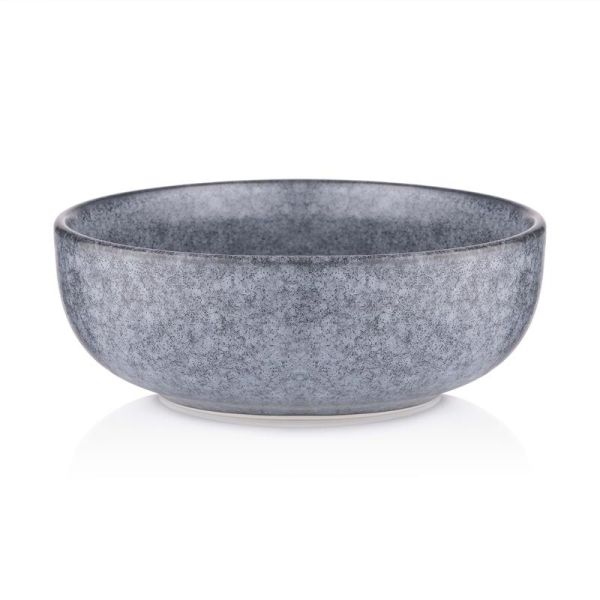 Салатник Ardesto Loreto, 650мл, 15.5см, порцеляна, сірий