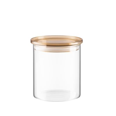 Банка для зберігання Ardesto Fresh 700мл, скло, пластик, прозорий