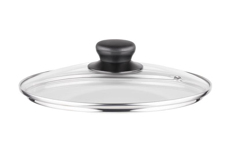 Кришка Ardesto Gemini Gourmet, 20см, термостійке скло, нержавіюча сталь, бакеліт