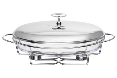 Марміт Ardesto Black Mars, 3000мл, скло, нержавіюча сталь, овальна, прозорий