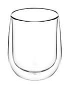 Набір чашок з подвійними стінками Ardesto, 360мл, 2шт, боросилікатне скло, прозорий