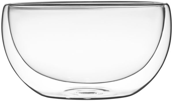 Піала Ardesto c двойными стенками, 14.5см, прозрачная