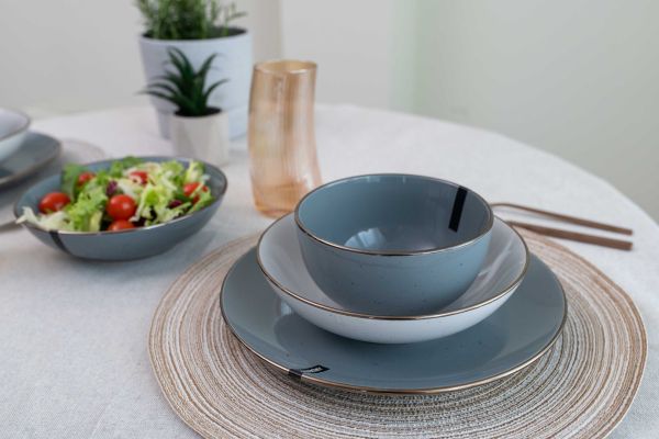 Салатник Ardesto Bagheria, 14см, керамика (Grey)