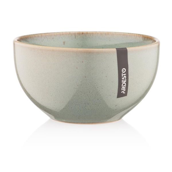 Салатник Ardesto Lecco, 14см, кераміка, сірий