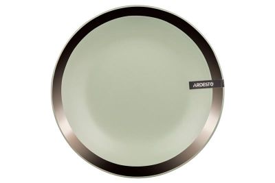 Тарілка десертна Ardesto Liguria Green bay, 19см, кераміка, зелений