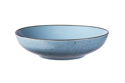 Тарілка супова Ardesto Bagheria Misty blue, 20см, кераміка, синій