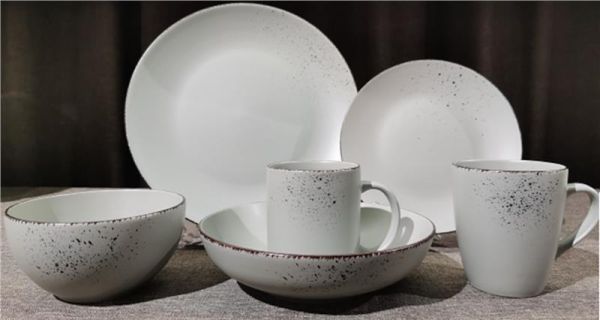 Тарілка супова Ardesto Lucca Illusion blue, 20см, кераміка, синій