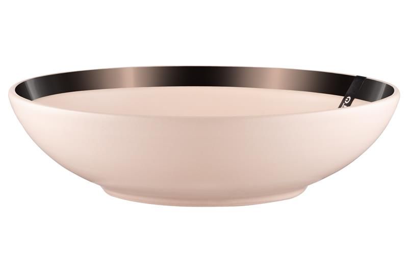Тарілка супова Ardesto Liguria Cream, 20см, кераміка, кремовий