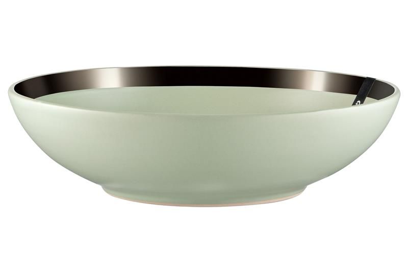 Тарілка супова Ardesto Liguria Green bay, 20см, кераміка, зелений
