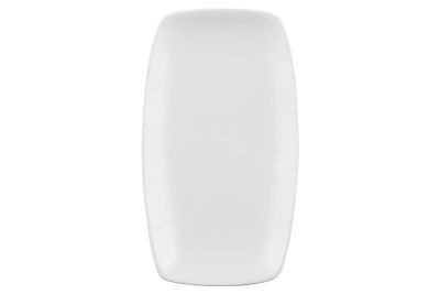 Блюдо Ardesto Molize, 25х14см, кераміка, прямокутна, білий