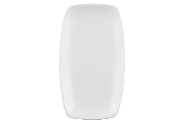 Блюдо Ardesto Molize, 25х14см, кераміка, прямокутна, білий