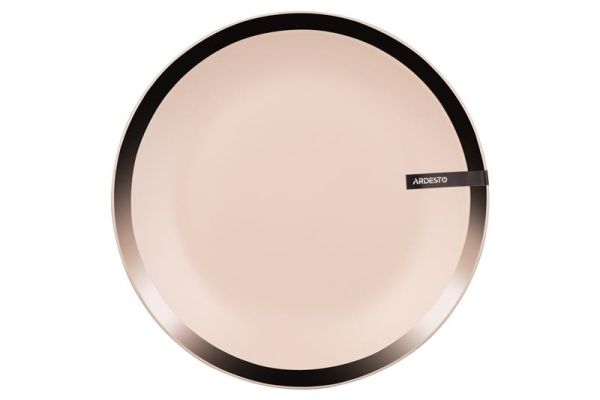 Тарілка обідня Ardesto Liguria Cream, 26см, кераміка, кремовий