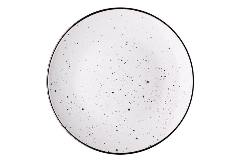 Тарілка обідня Ardesto Bagheria Bright white, 26см, кераміка, білий