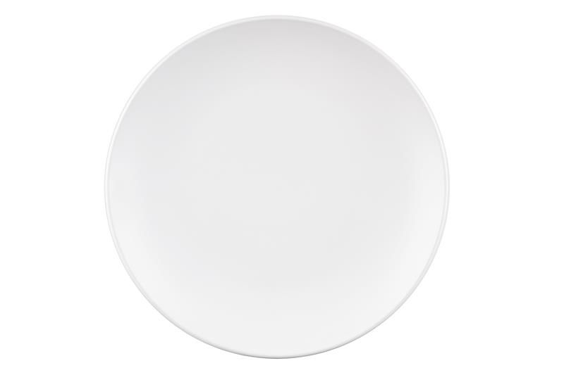 Тарілка обідня Ardesto Lucca White, 26см, кераміка, білий
