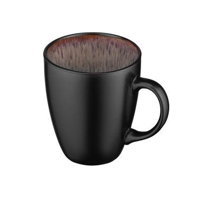 Чашка Ardesto Bolzano, 380мл, кераміка, чорно-коричневий