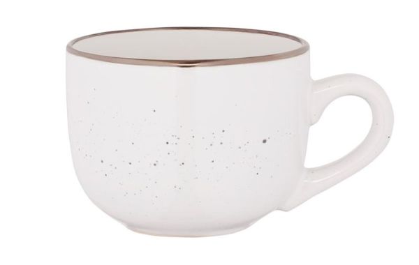 Чашка Ardesto Bagheria Bright white, 480мл, кераміка, білий