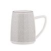 Чашка Ardesto Lamberto, 360мл, порцеляна, біло-сірий